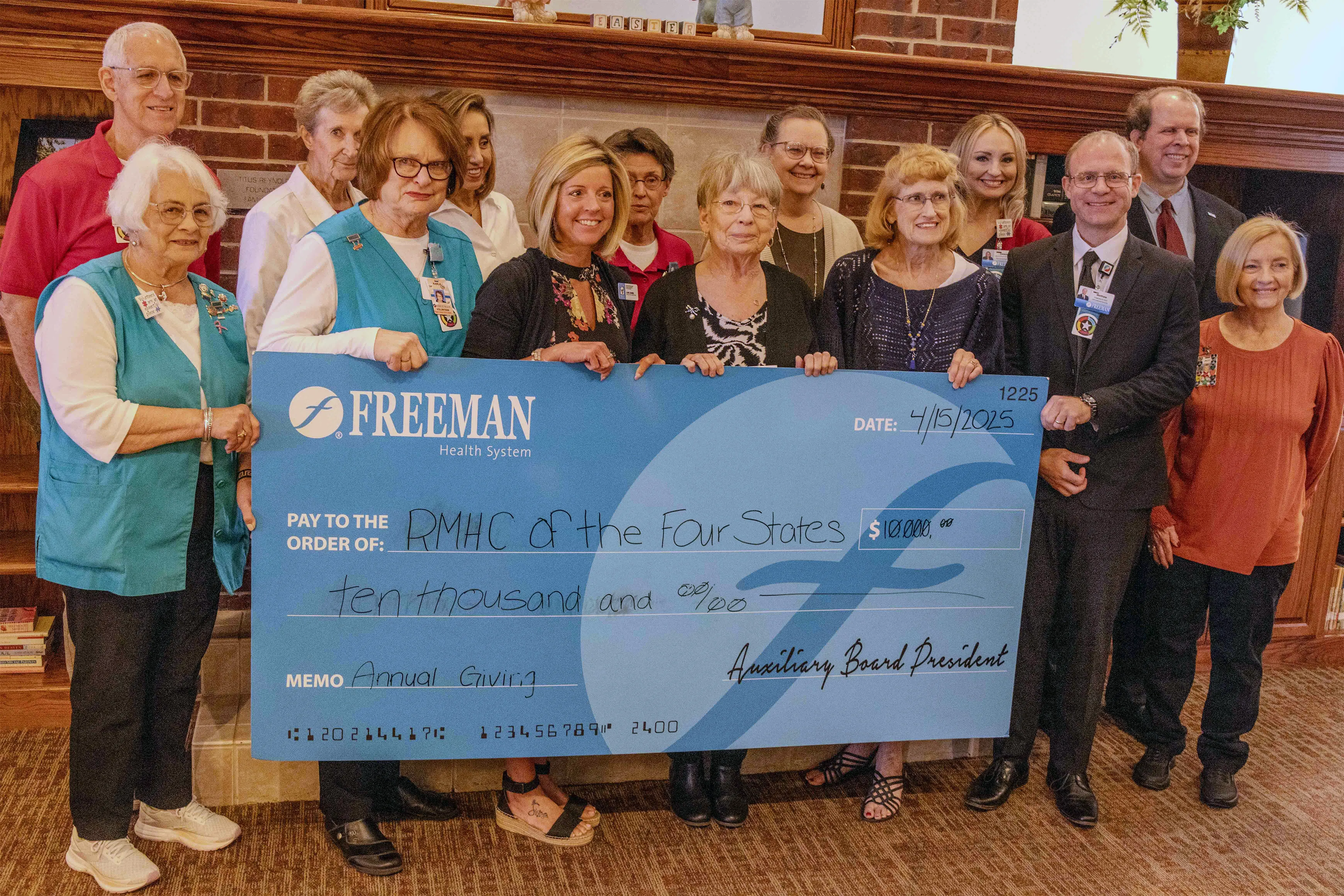 Freeman Auxiliary Continues Support For Ronald McDonald House