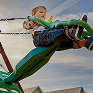 Child on Swing
