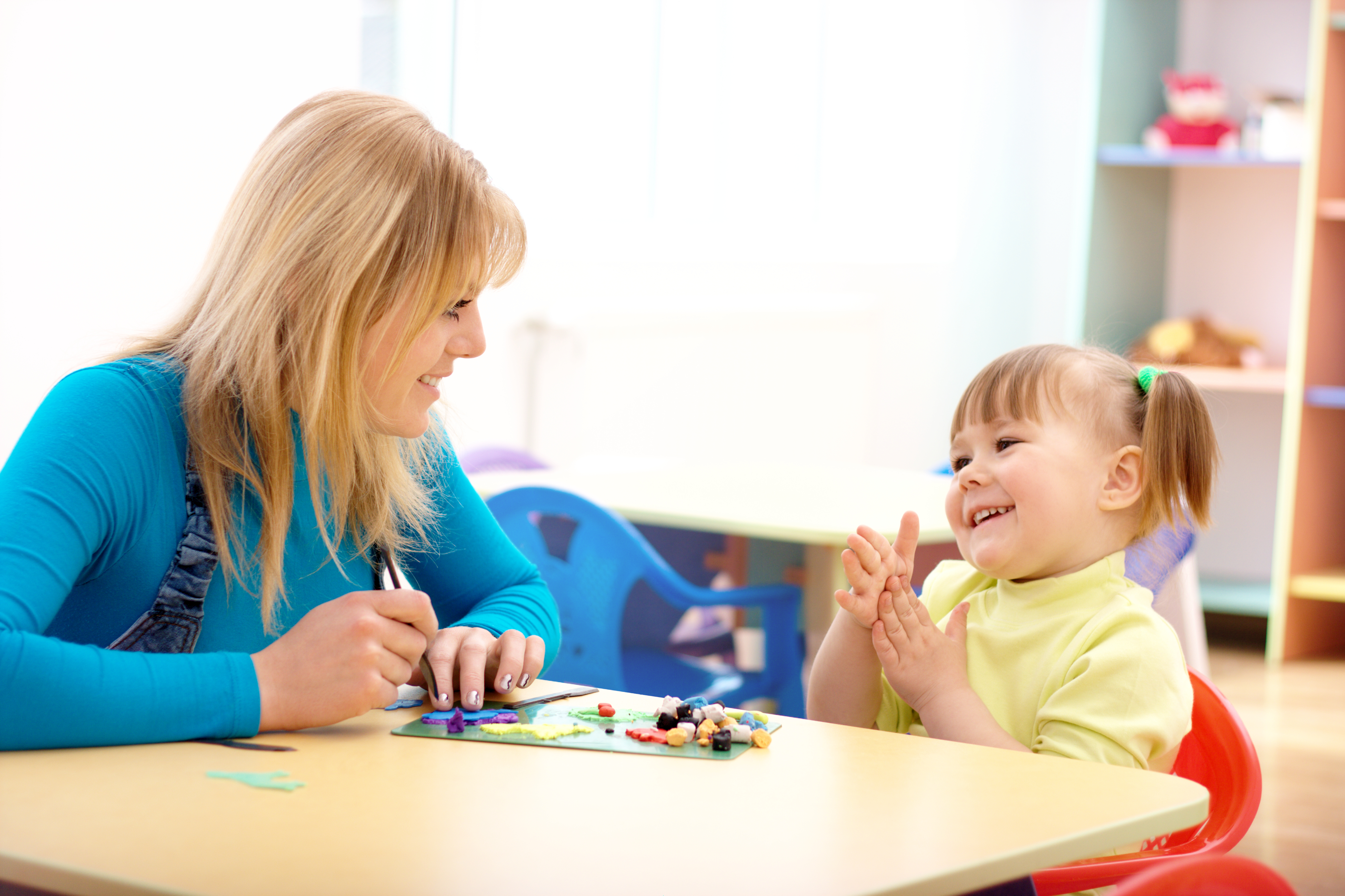 Autistic Child Playing Autistic Child Playing