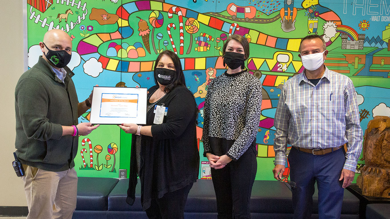 Michelle Taylor-Bay Honored as Volunteer of the Month