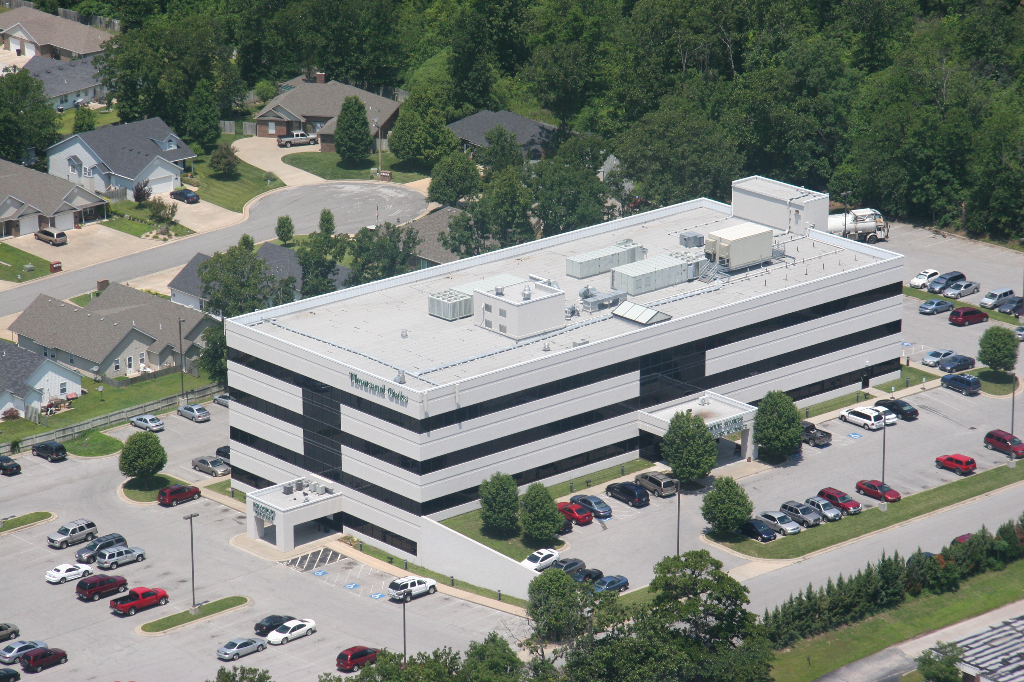 Thousand Oaks Building Aerial View