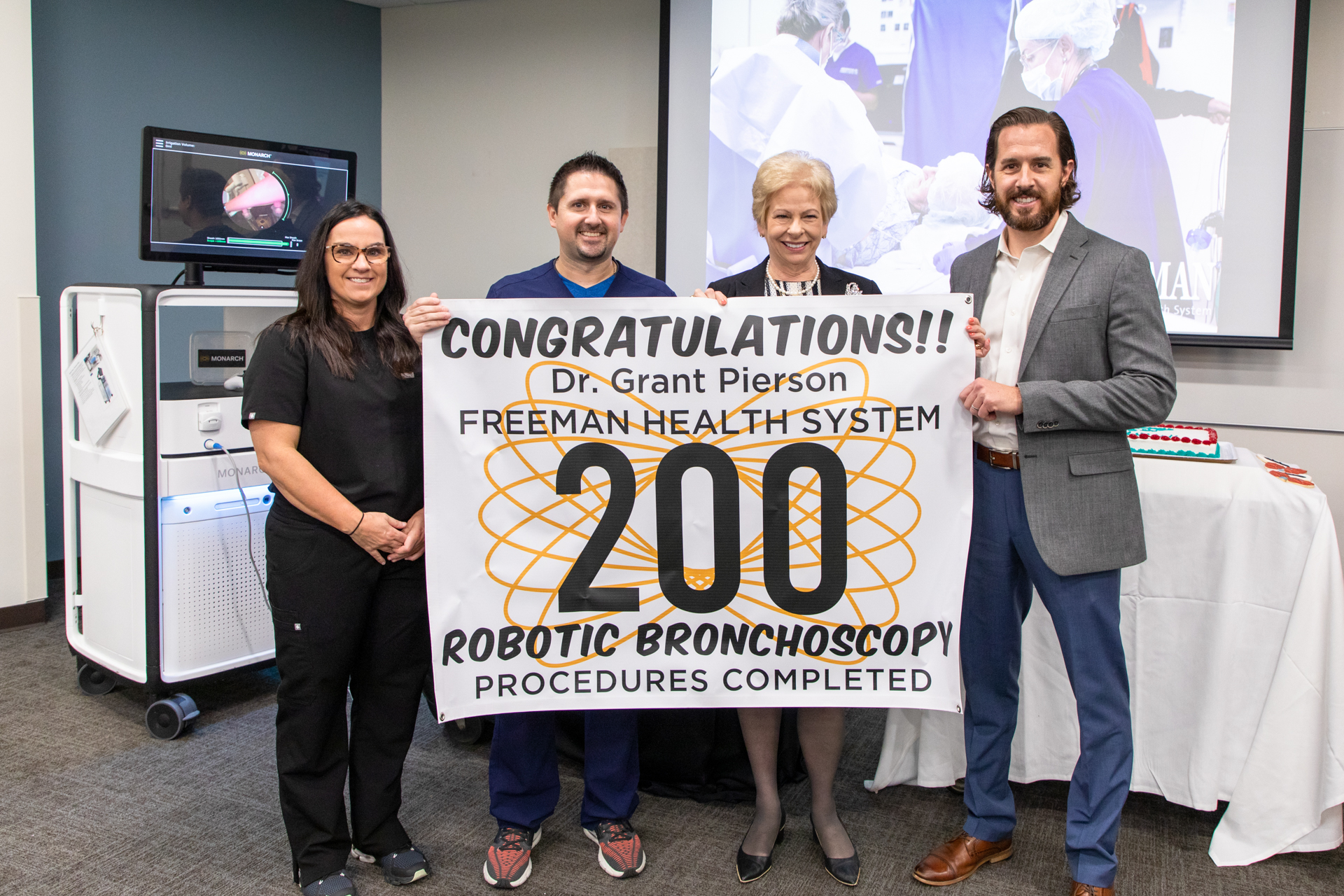 MONARCH robotic bronchoscopy