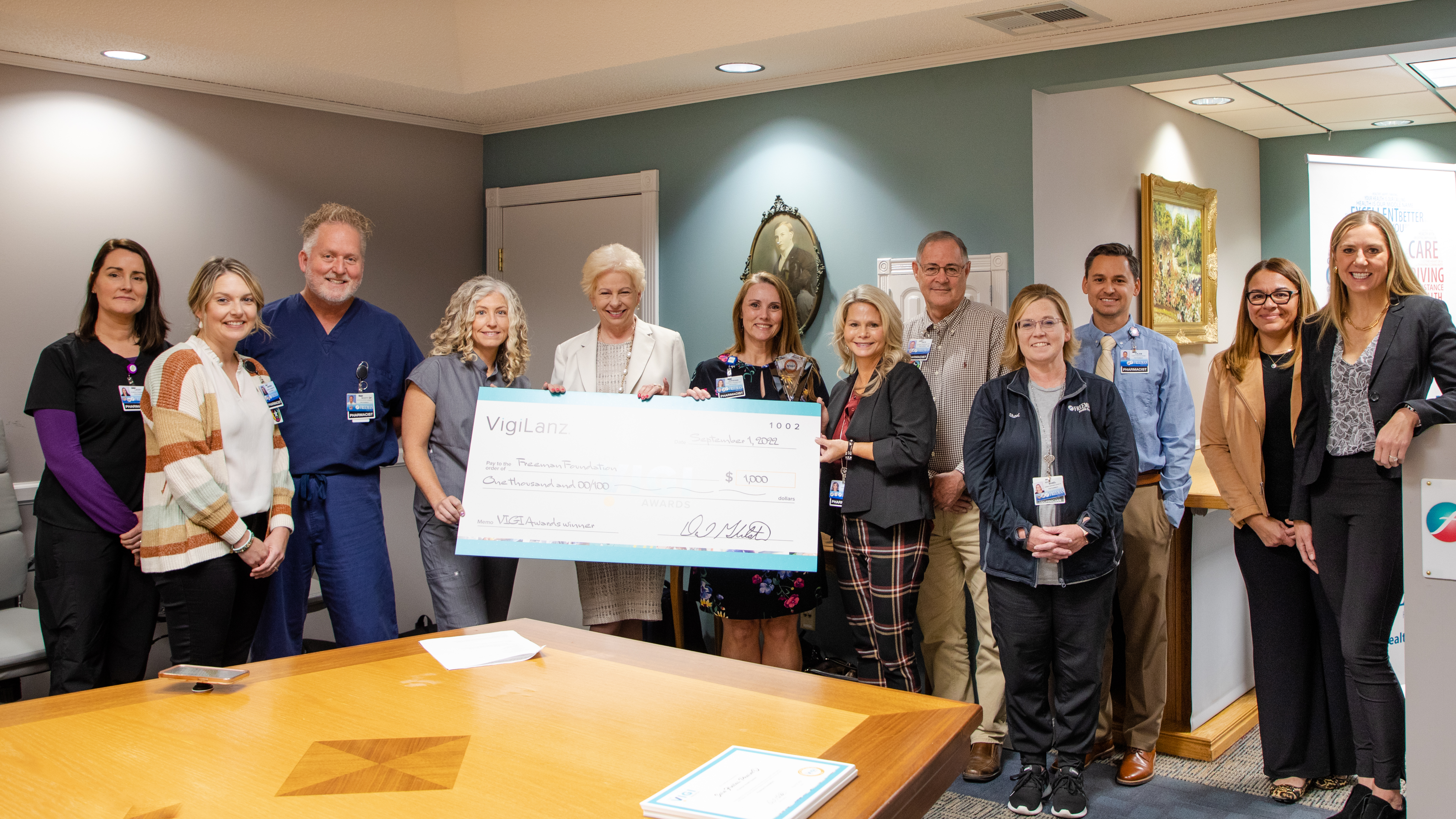 Freeman VigiLanz Pharmacy Team of Year Award