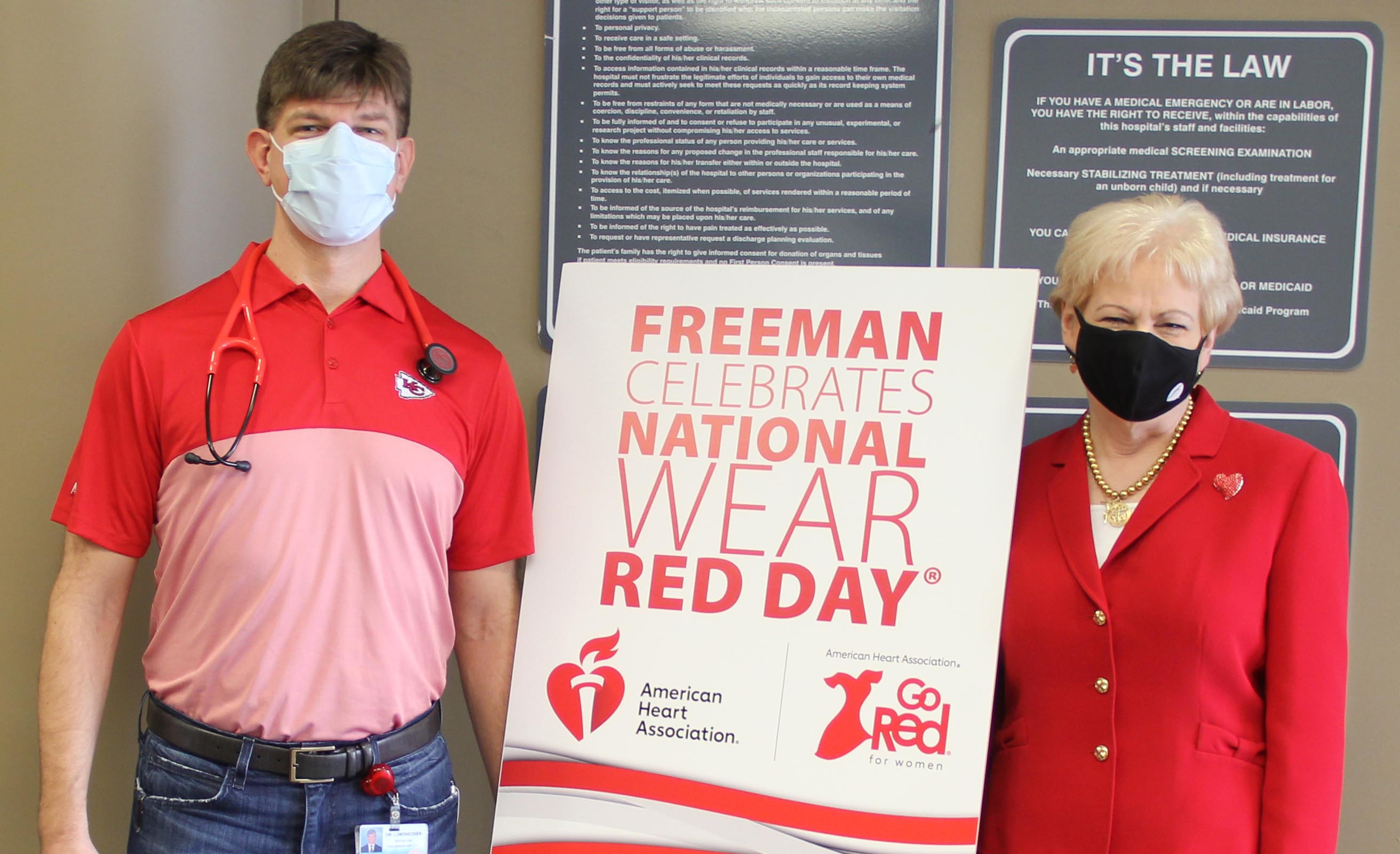 Freeman goes red 2021 Freeman goes red 2021