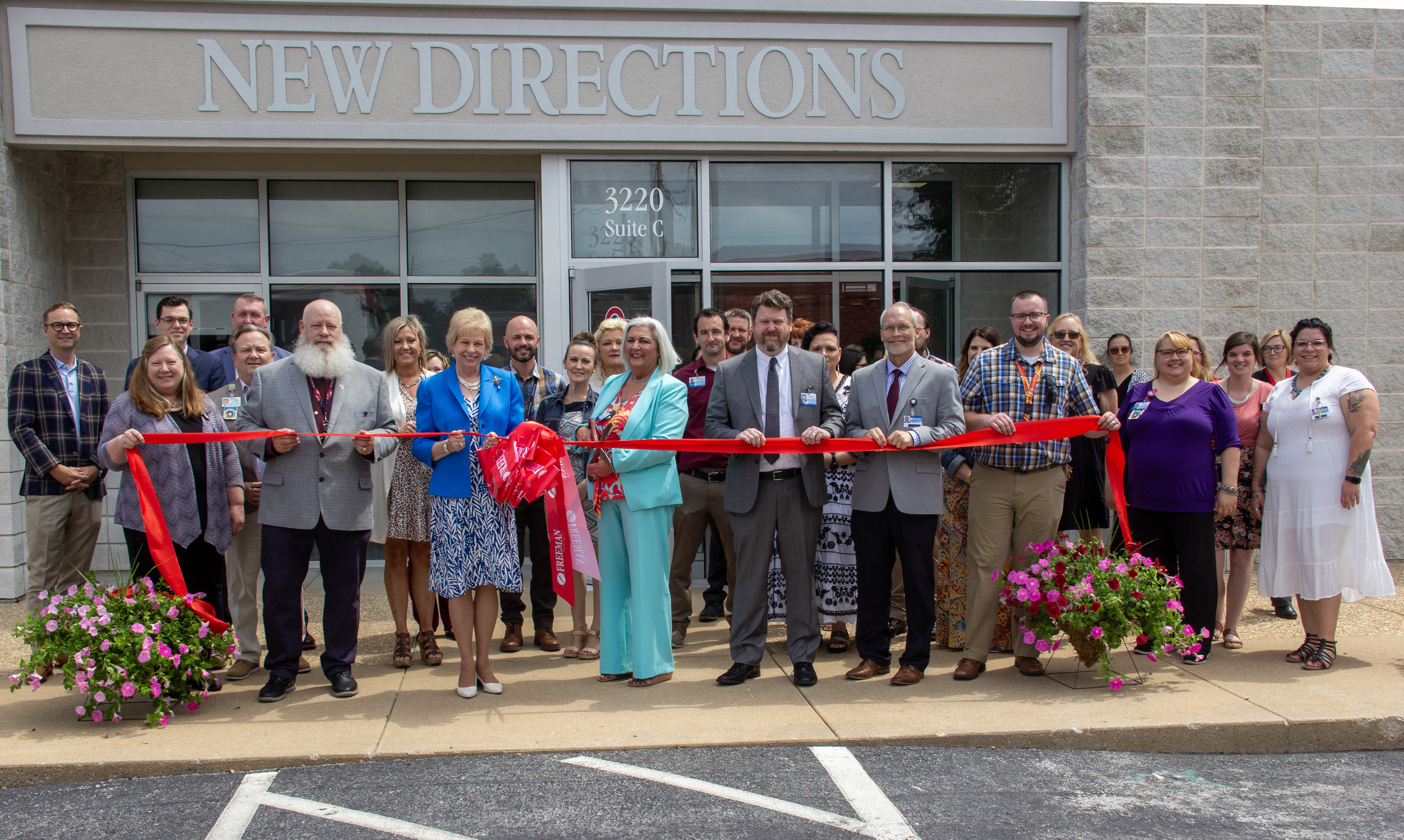 new directions ribbon cutting