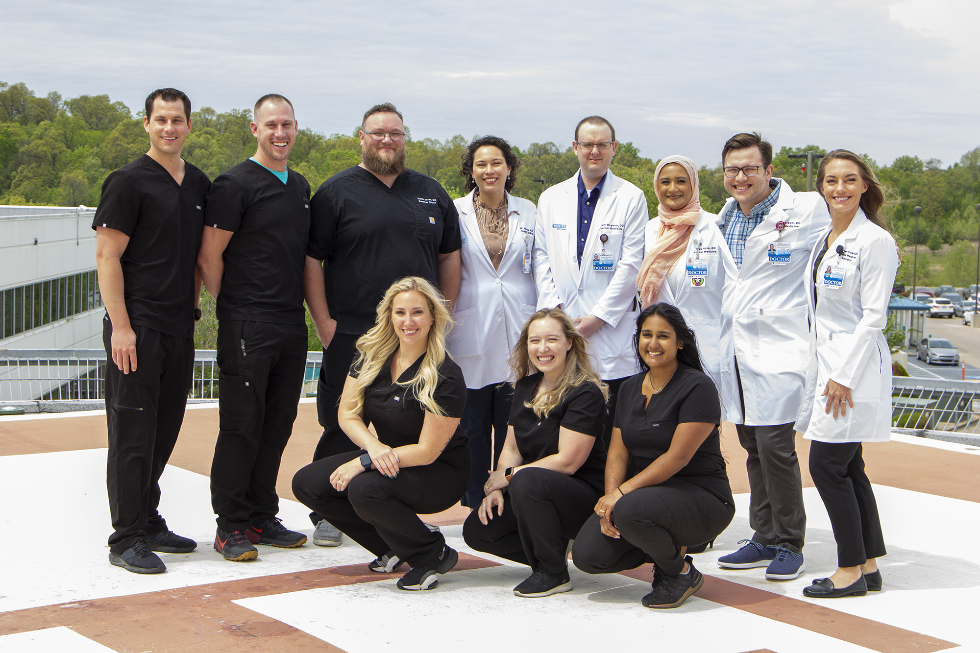 graduation group photo